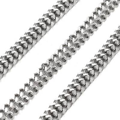 Tarnish Resistant 304 Stainless Steel Wheat Chain