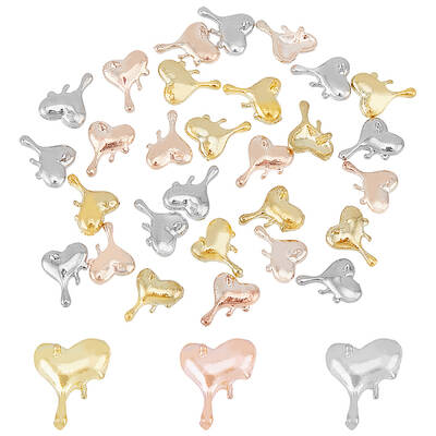 60pcs 3 colors Alloy Cabochons