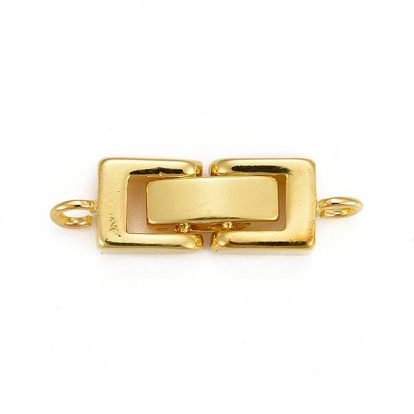 Brass Fold Over Clasps