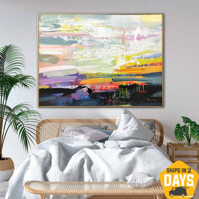 Original Abstract Colorful Paintings On Canvas Original Handmade Painting Textured Wall Art Oil Painting | DEPTH OF NATURE 16...