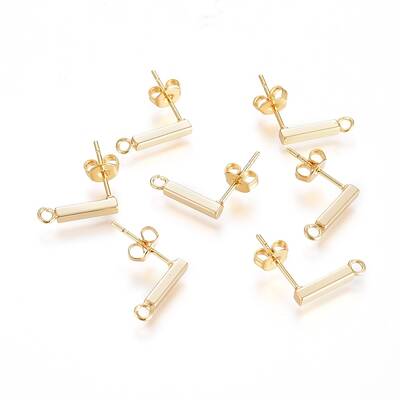 Brass Stud Earring Finding
