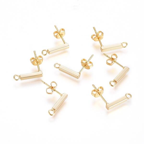 Brass Stud Earring Finding
