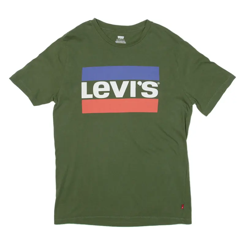 LEVI'S Mens T-Shirt Green S