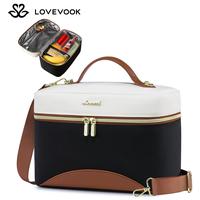LOVEVOOK Insulated Lunch Bag Women, Large Capacity Waterproof Lunch Tote with Adjustable Shoulder Strap, Perfect for Office, ...
