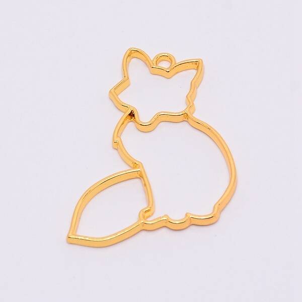Alloy Open Back Bezel Pendants