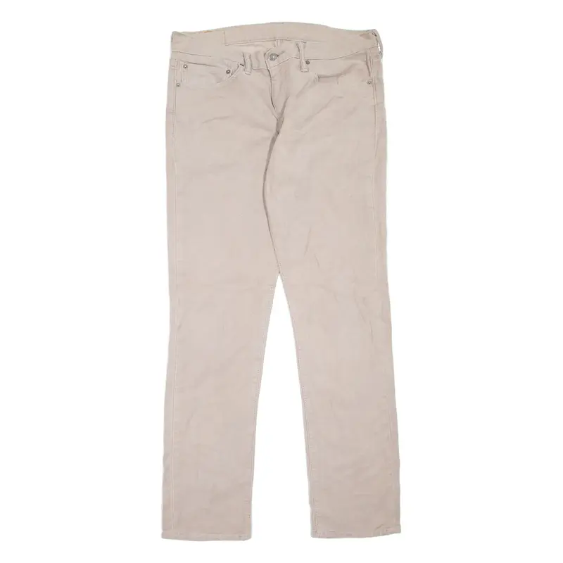 LEVI'S 511 Jeans Mens Grey Slim Straight W34 L32