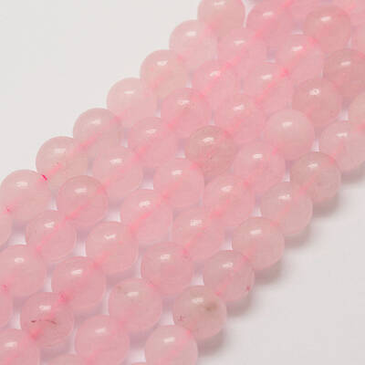Natural Rose Quartz Bead Strands
