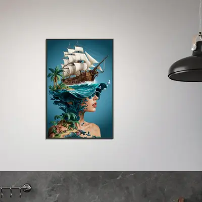 Wave of Imagination - Nautical Fantasy Art