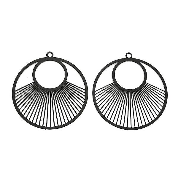 Spray Painted 430 Stainless Steel Pendants