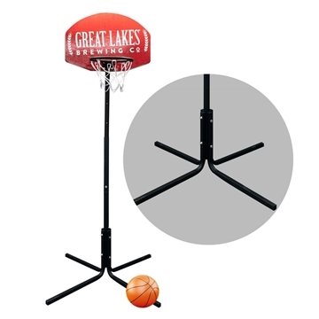 3 Customized Basketball Hoop - Adjustable & Fillable Base