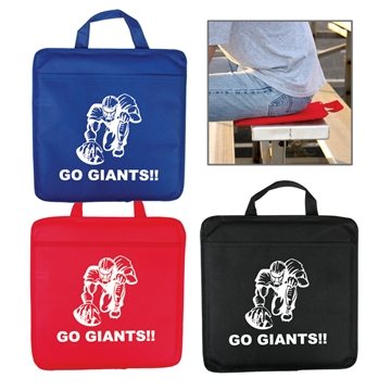 150 Custom Non-Woven Stadium Cushion - Water Resistant & Foam ...