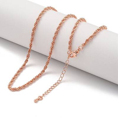 Brass Wheat Chain Necklaces for Women