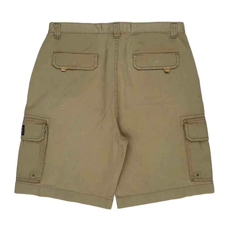 Nautica Cargo Shorts - 38W 11L Khaki Cotton | Size: 38″ waist
