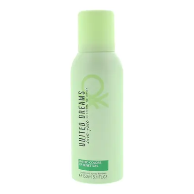 Benetton United Dreams Live Free floreale fruttato fresco deodorante spray per donna 100 ml