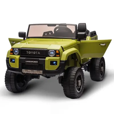 Garvee Ride P Series 24V Kids Electric Ride-On Car w/Parent Remote Control, 4WD/2WD Switch, Bluetooth Music, LED Lights & Sho...