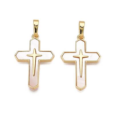 Brass & Shell Pendants