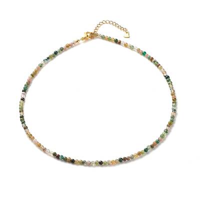 Natural Indian Agate Beaded Necklaces for Women