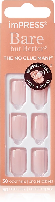 KISS imPRESS Bare but Better Instinct False Nails 30pcs