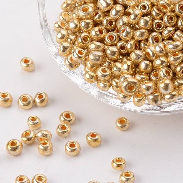 Electroplate Glass Seed Beads