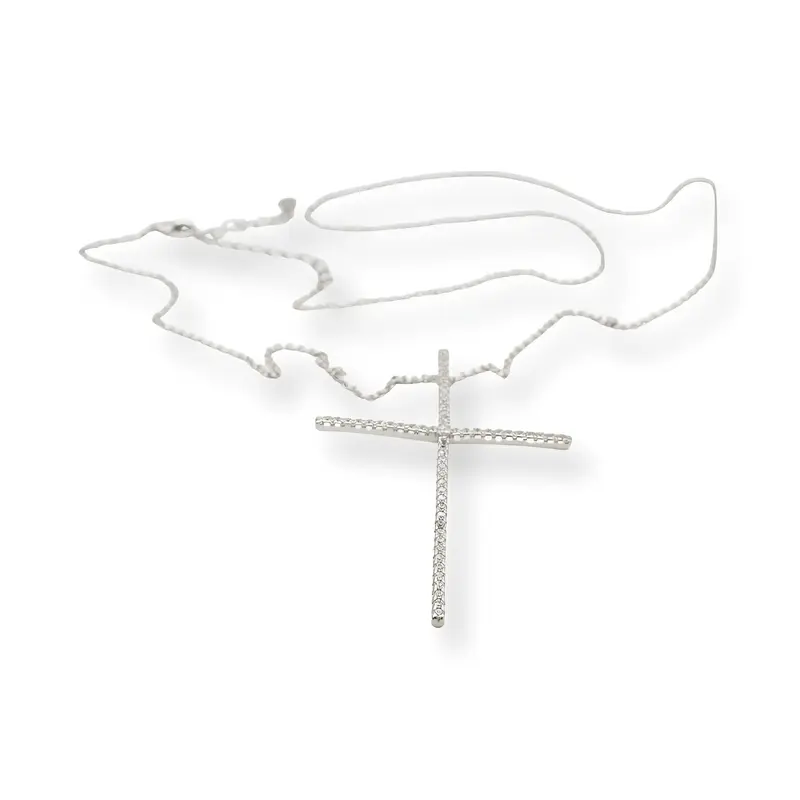 Simple Silver Cross  Sterling Silver 925