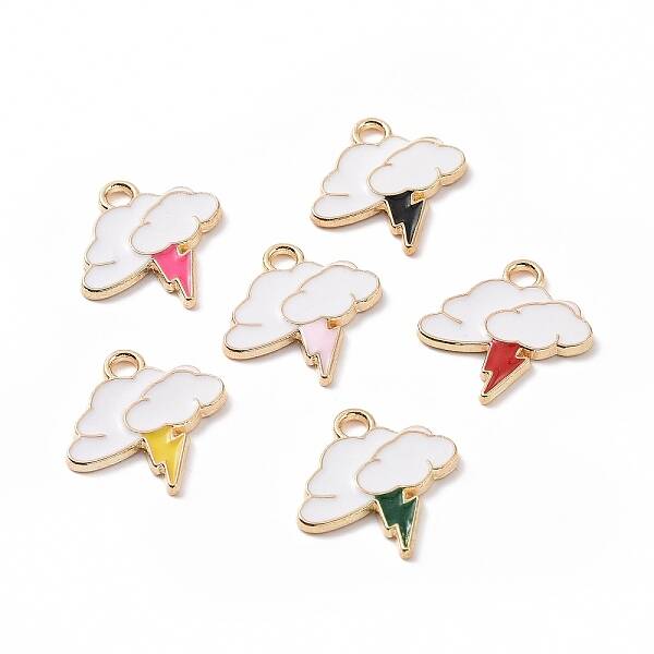 Alloy Enamel Pendants