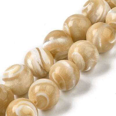 Natural Trochus Shell Beads Strands