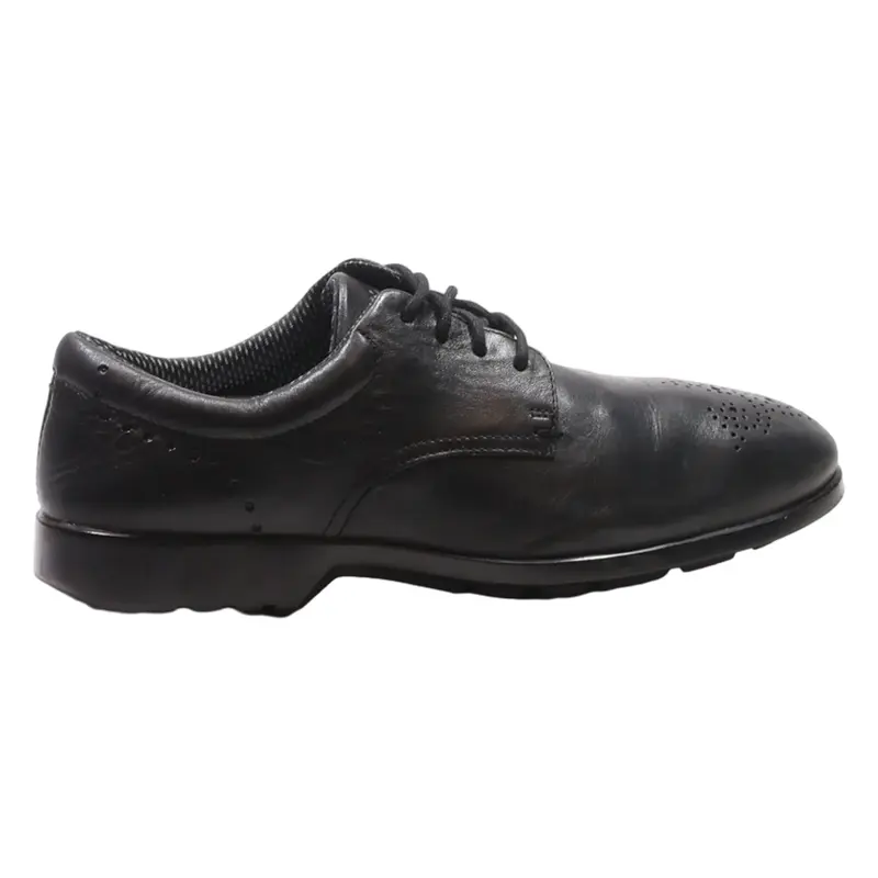 ROCKPORT Derby Shoes Black Leather Mens UK 6