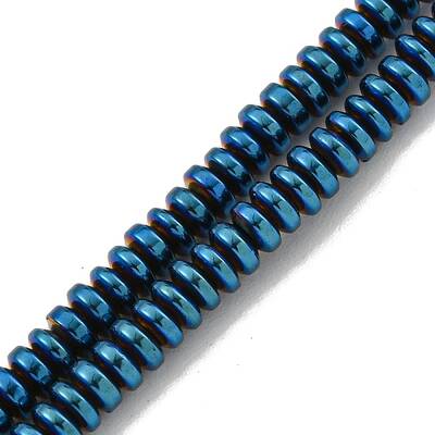 Electroplated Synthetic Non-Magnetic Hematite Beads Strands