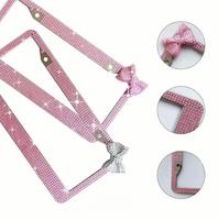 Sparkly Rhinestone Diamond Bow License Plate Frame - 1 pcs Bling Car Charms | Weatherproof & Universal Fit | Funny Custom Des...