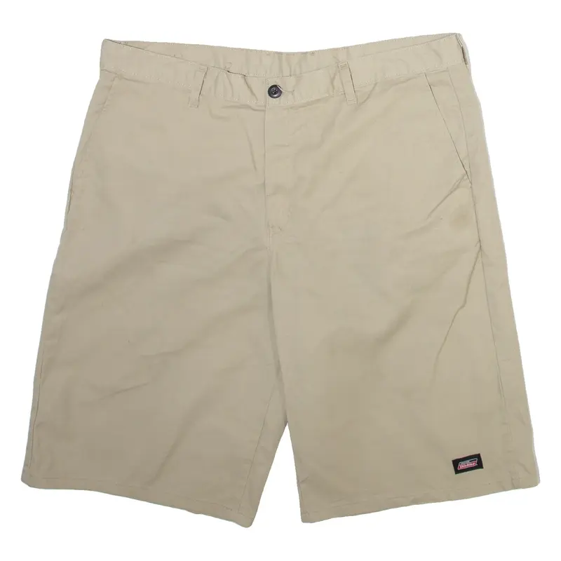 DICKIES Mens Workwear Shorts Beige Relaxed XL W38
