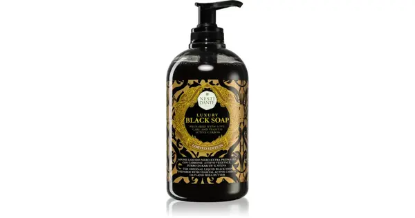 Nesti Dante Luxury Black Liquid Soap with Dispenser 500 ml