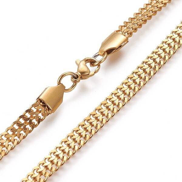 304 Stainless Steel Curb Chain Necklaces