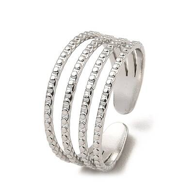 Non-Tarnish 304 Stainless Steel Open Cuff Rings