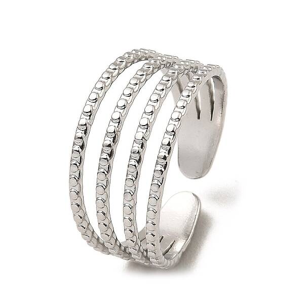Non-Tarnish 304 Stainless Steel Open Cuff Rings