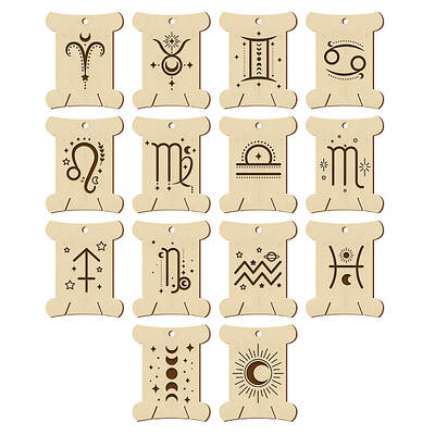14Pcs 14 Style Plywood Thread Winding Boards