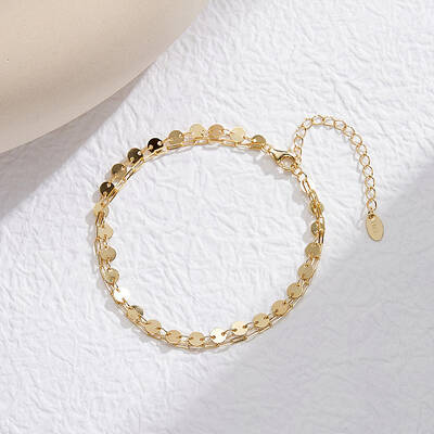 S925 Sterling Silver Multi-strand Bracelets for Woman