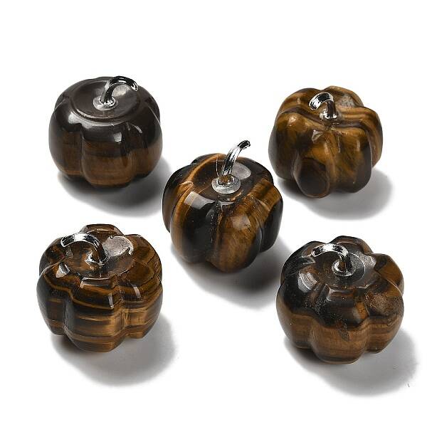 Natural Tiger Eye Bell Pepper Figurines