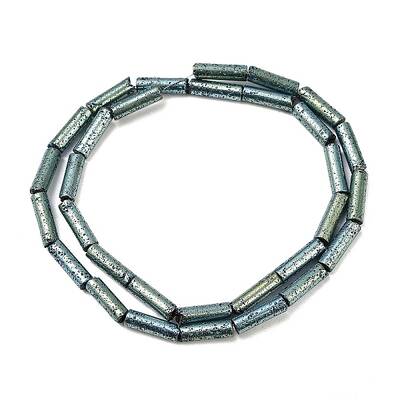 Electroplated Natural Lava Rock Beads Strands