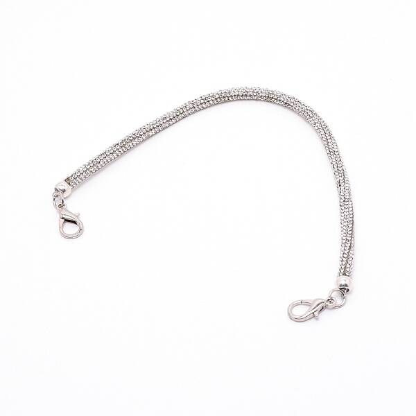 Alloy Rhinestone Bag Strap