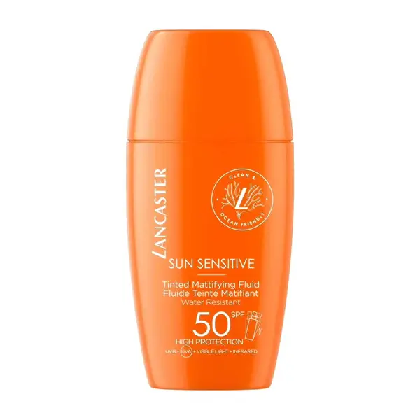 Lancaster Fluido Opacizzante Colorato Per Il Viso Spf 50 Sun Sensitive (Fluido Opacizzante Colorato) 30 Ml