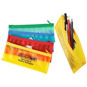 250 Promotional The School Mate Pen & Pencil Case - Translucent ...