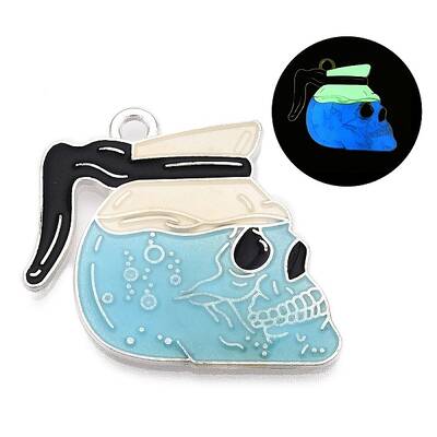 Luminous Alloy Enamel Pendants