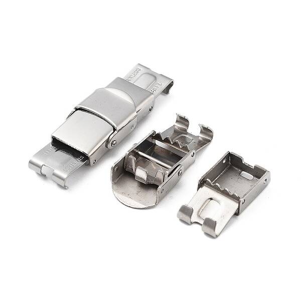 Non-Tarnish 201 Stainless Steel Watch Band Clasps