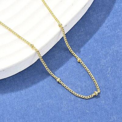 Brass Satellite Chains Necklace for Women