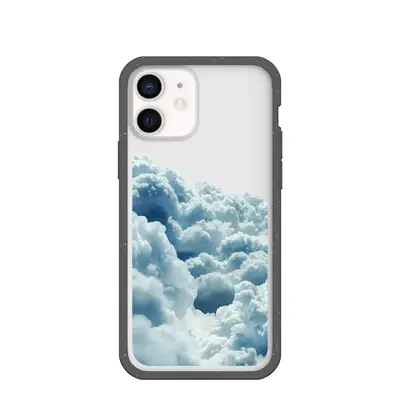 Clear Above the Clouds iPhone 12/ iPhone 12 Pro Case With Black Ridge