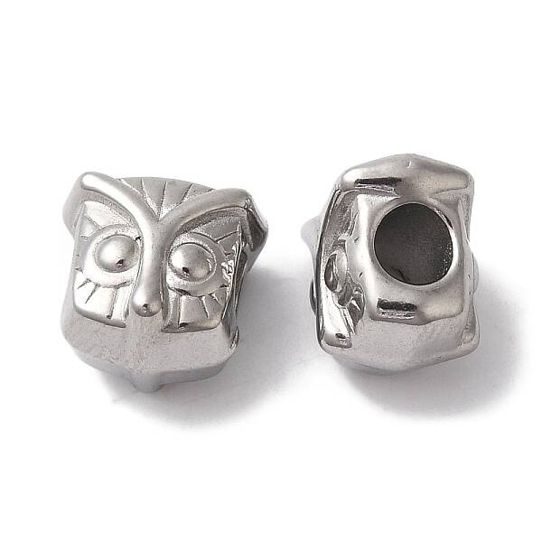Non-Tarnish 304 Stainless Steel European Beads