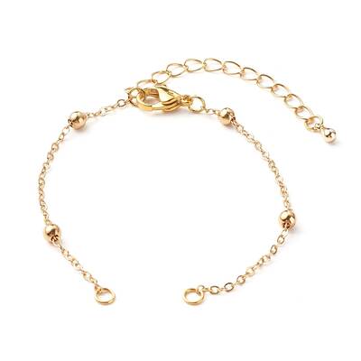 Handmade Brass Satellite Chain Bracelets Making Accessories