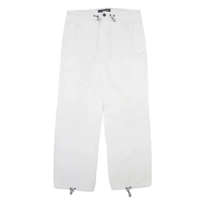 BLEND Outdoor Mens Trousers White Relaxed Straight W32 L31