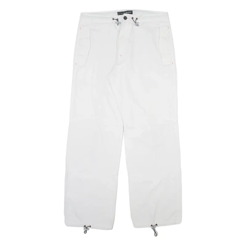 BLEND Outdoor Mens Trousers White Relaxed Straight W32 L31