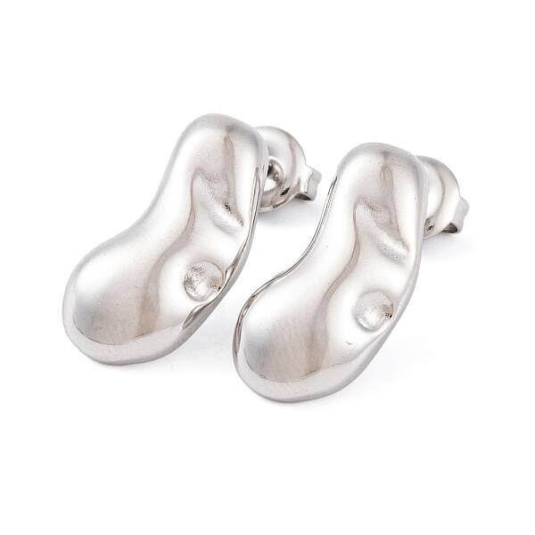 Non-Tarnish 304 Stainless Steel Stud Earrings for Women